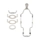 thumbnail image 4 of Arpa de lámpara DIY Repuestos de arpa de lámpara Kit de soporte de arpa de lámpara Pantalla de lámpara profesional argén, 4 of 9