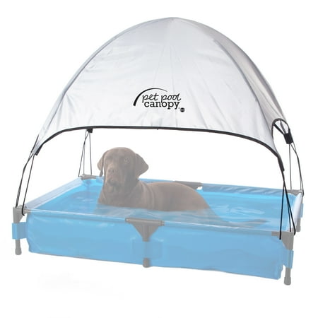 UPC: 0655199636914 | K&H Pet Products Dog Pool & Pet Bath Canopy (Pet Pool Sold Separately) Gray X-Large 32 X 50 Inches