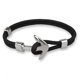 thumbnail image 1 of Nueva pulsera de ancla de aleación de color plateado con cadena de cuerda multicapa Pa--5-Código de modelo 8729 5, 1 of 4