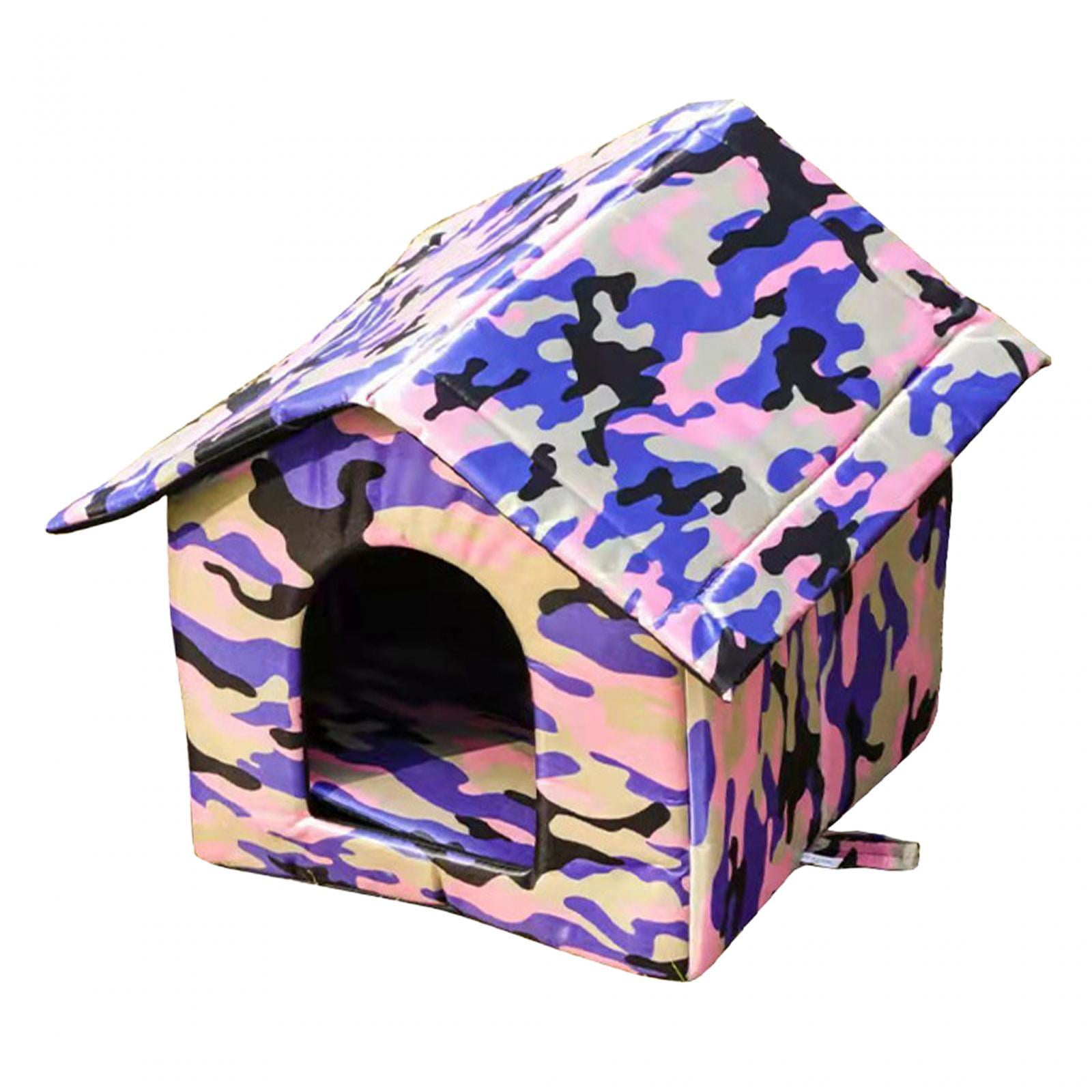 Outdoor Cat House Cat Nest Sleeping Bed, Waterproof Pet Sleeping Bed, Kitty Shelter for Park Home, Courtyard, Dogs Cat Kitty 45cmx40cmx45cm