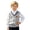Grey, variant on Kids Boys Girls V Neck Sweater Vest Sleeveless School Uniform First Day of School Essential Size 1-2 Years