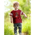 thumbnail image 3 of TeeStars - 2nd Birthday Race Car Party 2 Year Old Boy Toddler Jersey T-Shirt 3T Red, 3 of 5