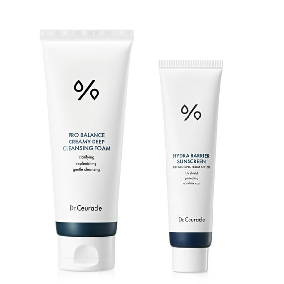 Set de cuidado de la piel Dr. Ceuracle Pro Balance, espuma limpiadora y protector solar
