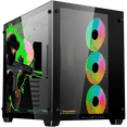 thumbnail image 1 of Gabinete Gamer XTREME PC GAMING Counter Strike Edition Media Torre ATX 4 Fan Cristal Templado RGB negro, 1 of 6