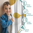 thumbnail image 3 of Blackout Kids Curtains,Gold and White Marble Childrens Insulated Curtains Set Of 2,Bedroom Essentials,Toddler Room Decor 52x84in(132x213cm), 3 of 4