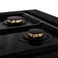 thumbnail image 5 of ZLINE 48 In. Porcelain Rangetop In Black Stainless Steel With 7 Gas Brass Burners (RTB-BR-48), 5 of 5