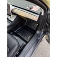 thumbnail image 3 of KQD – For Tesla Model 3 2017–2025 – Custom 5D Floor Mats – Odorless TPE, Protects Door Sills, Laser Measured, All-Weather – Full Set for 1st & 2nd Rows, 3 of 10
