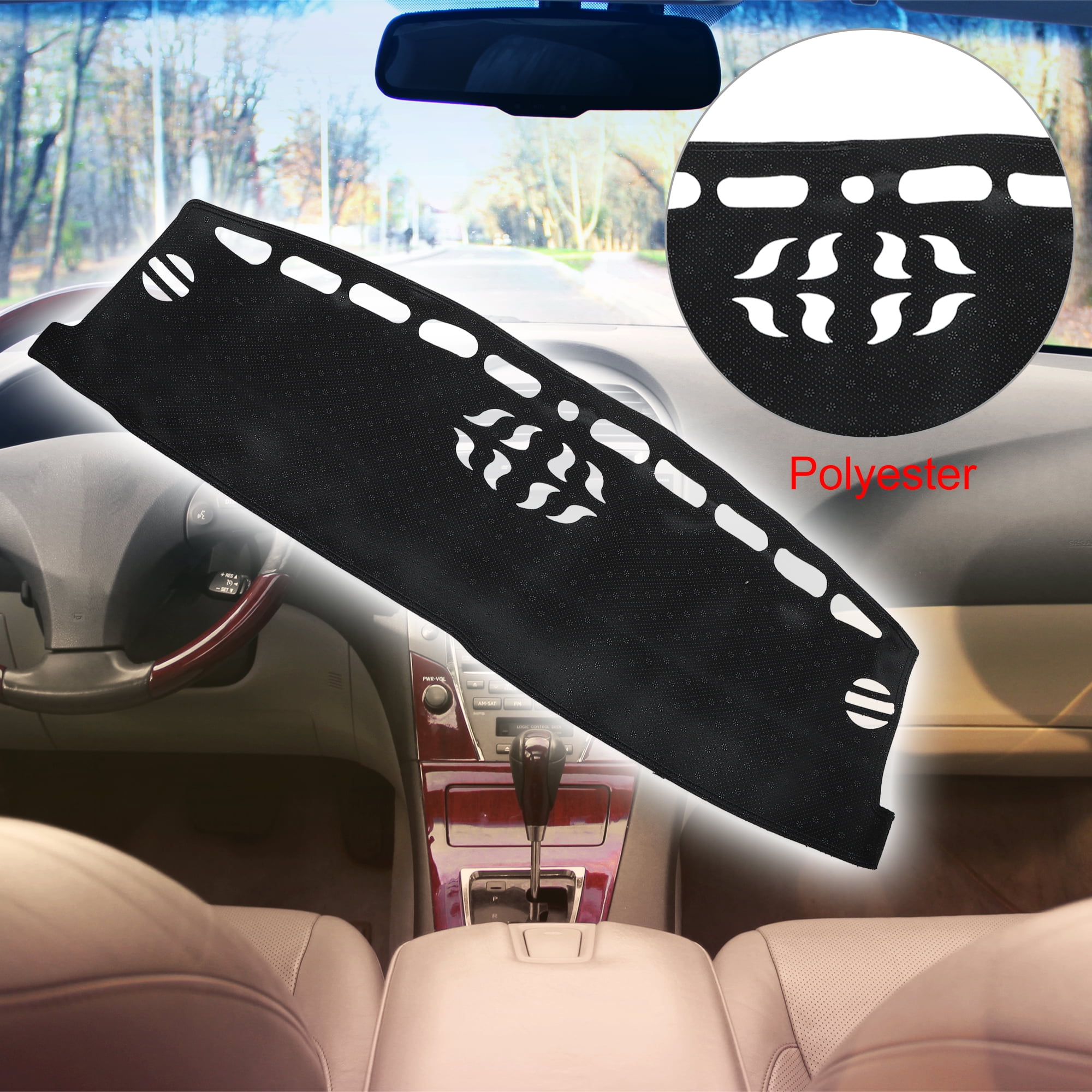 Unique Bargains Car Dashboard Cover Mat Suede Fabric Dash Cover for Ford Escape 2020-2023 Dash Cover Nonslip Protector