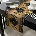 thumbnail image 4 of Brown Tribal Geometric Ethnic Vintage Linen Table Runners Southwestern America Dining Table Runners Kitchen Wedding Party r, 4 of 6