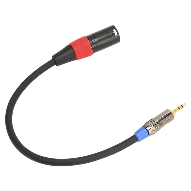 Xlr macho A 3.5 mm de equilibrio de cable, reduce la red de ruido sen pérdidas hifi sonido señor de laión xlr a 1/8 pulgadas de cable cableón para micrófono para cáma