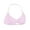 Pink, variant on Strappy Backless Sports Bralettes Halter Neck Bra - No Underwire Halter Top for Workout & Swim, High Support Push Up Bikini