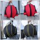 thumbnail image 3 of Yuarrent Mochila de baloncesto, bolsa de fútbol, bolsillo de almacenamiento, mochila para pelotas Ropa Deportiva, Zapatos Rojo, 3 of 6