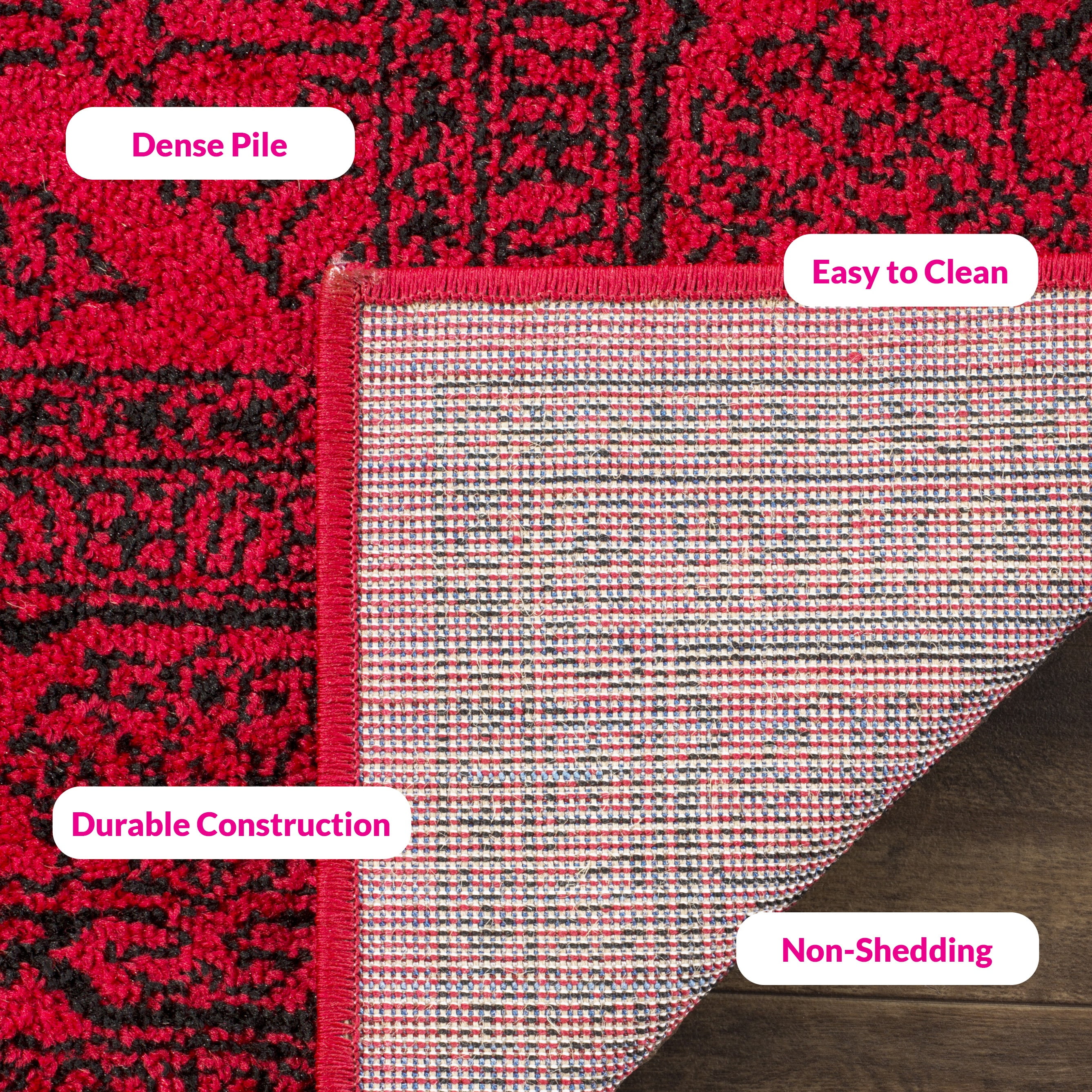 Safavieh Adirondack Xavier Oriental Area Rug, Red/Black, 8' x 10'
