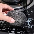 thumbnail image 5 of Lanyard Steel Wire Balls Cleaning Scrubber - Professional Grade Stainless Steel Scouring Balls with Handle for Kitchen, Pots, Pans and Heavy-Duty Household Cleaning, 5 of 6