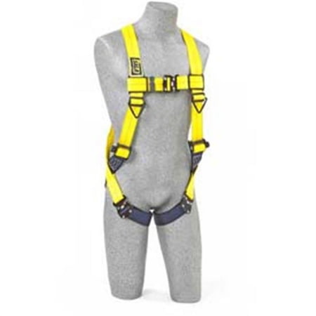 Dbi-Sala 098-1110600 Black, Orange & Yellow QC Delta Vest Style Harness