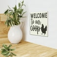 thumbnail image 6 of JennyGems Welcome To Our Coop Wooden Sign, Chicken Signs for Chicken Lovers, Farmhouse Decor Wall Hanging, Made in USA, 6 of 9