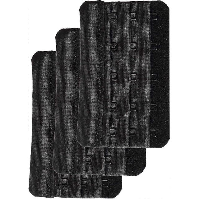 Women's Bra Extender 5 Hook Plus Size Bra Strap Extenders 3pcs-Pack
