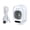 Ivory white, variant on Tibvox Convenient Portable Misting Fan Adjustable Cooling Fan Plastic Texture for Outdoor Activity Office and Student Use