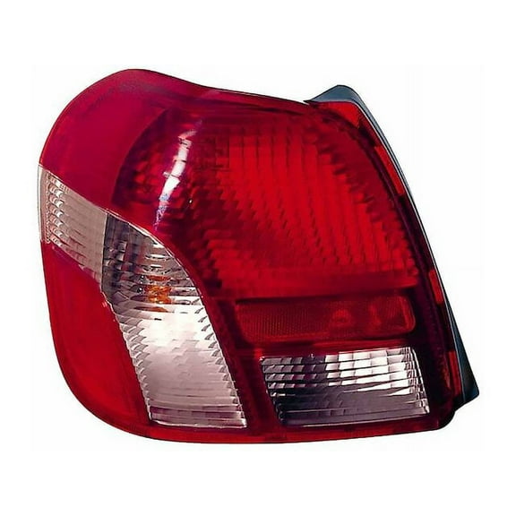 Left Tail Light Assembly - Compatible with 2000 - 2002 Toyota Echo Sedan 2001
