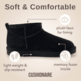 thumbnail image 6 of Cushionaire Hip 2 Genuine Suede Ankle Boots for Women, Cozy Faux Shearling Lining Pull On Winter Womens Boots, 6 of 19