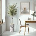 thumbnail image 5 of Artificial Tree in Gray Marble Effect Planter, Fake Olive Silk Tree for Indoor and Outdoor Home Decoration - 68" Overall Tall (Plant Pot Plus Tree), 5 of 5