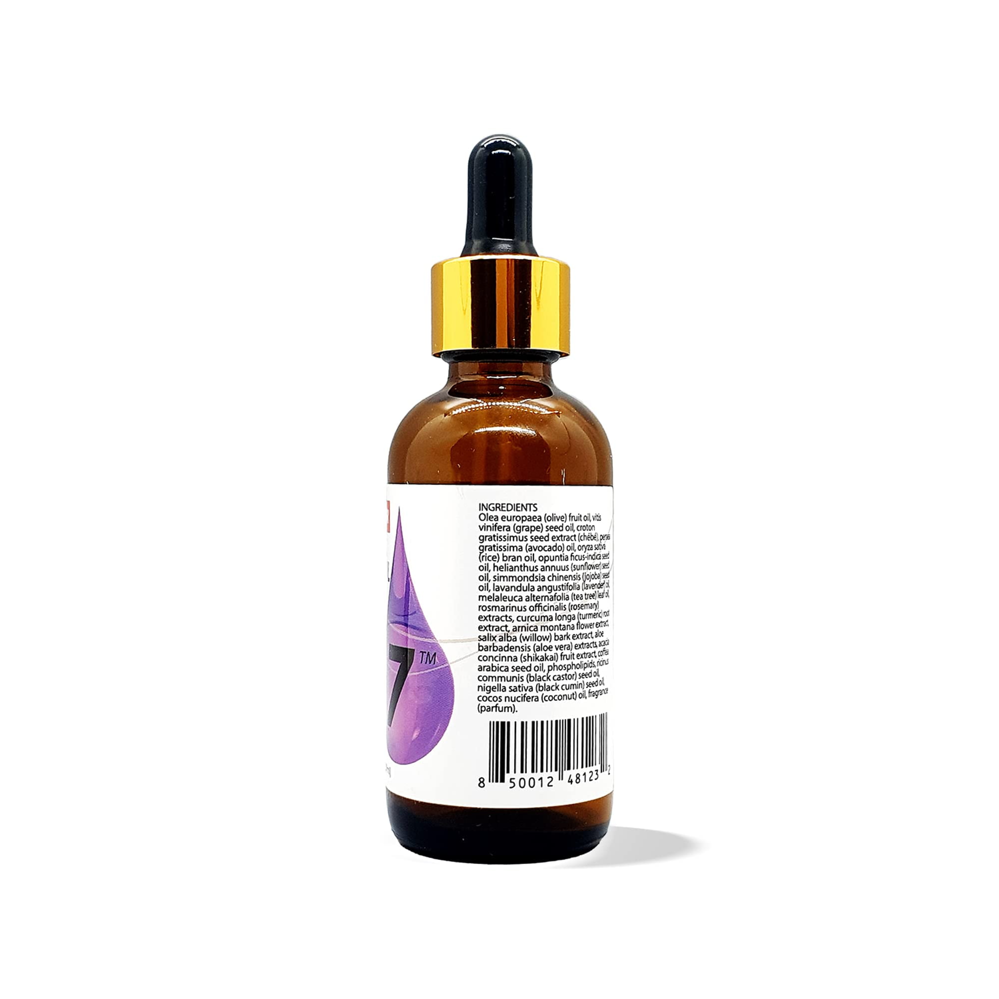 BIO7 EXTRA STRENGTH HAIR GROWTH OIL W/ 7 BIO-NATURALS CHEBE OIL - 2 Fl Oz (2 Pack) - Strengthen, Thicken and Grow Your Hair, Condition Your Scalp, Prevent Hair Breakage