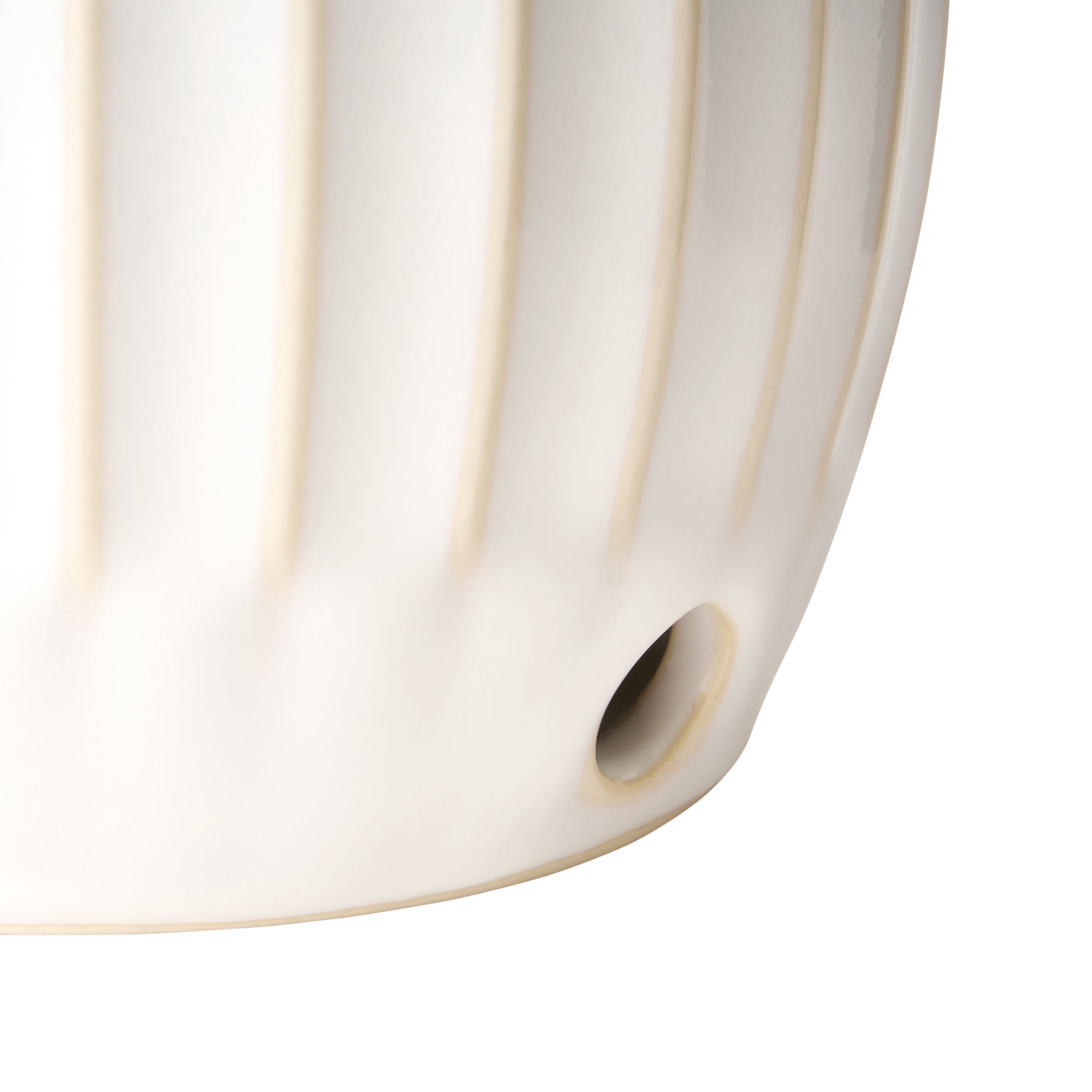 The Pioneer Woman Colette Stoneware Garlic Keeper, White