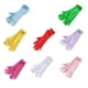 thumbnail image 3 of Zhuge Guantes de princesa, guantes largos de satén blanco para niña, guantes de princesa con lazos de diamantes para cumpleaños, bodas, fiestas de disfraces, morados, 3 of 3