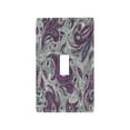 thumbnail image 2 of IAUYY Retardant PC Material Toggle Switch Switch Plate Covers Easy DIY Installation with Screws Light Switch Cover Plate Deep Purple Tones, 2 of 9