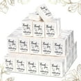 thumbnail image 1 of 100 Pack Pocket Tissues Wedding Tissue Packs Travel Size Facial Tissues 3 Ply Mini Size Tissue Thank You for Celebrating with Us Individual Tissues for Wedding Graduation Celebration (Minimalist), 1 of 7