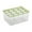 green, variant on MAGIDEAL Hydroponics Grower Box, Hydroponics System Planting Container 12 Holes Practical Hydroponics System Growing Box for Cultivating, white