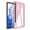 Pink, variant on Clear Case for Samsung Galaxy Tab S9/S8/S7, Slim Lightweight TPU Back Transparent Shockproof Drop Protective Ultra Thin Anti-Yellow Case Cover for Samsung Galaxy Tab S9/S8/S7, Clear
