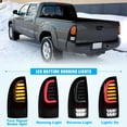 thumbnail image 2 of Winjet LED Tail Light Assembly Fit For 2005-2015 Toyota Tacoma,Full Led Taillight Replacement w/Yellow Turn Signal/Running/Brake/Reverse Light (Black Housing Clear Lens), 2 of 7