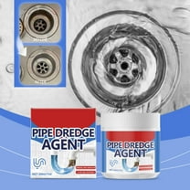 2026 New Crystal Lye Sewer Opener Crystal Lye Sewer Cleaner Power Pipe Remover Agent Unclogs Bathroom And Kitchen Sinks Drains Shower Sewer 100g