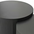 thumbnail image 4 of Heyizhuo Vertical Stripe Design Nesting Coffee Table Set, 4 of 12
