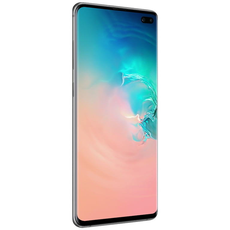 Restored Samsung G975 Galaxy S10 Plus, 128 GB, Prism White - GSM
