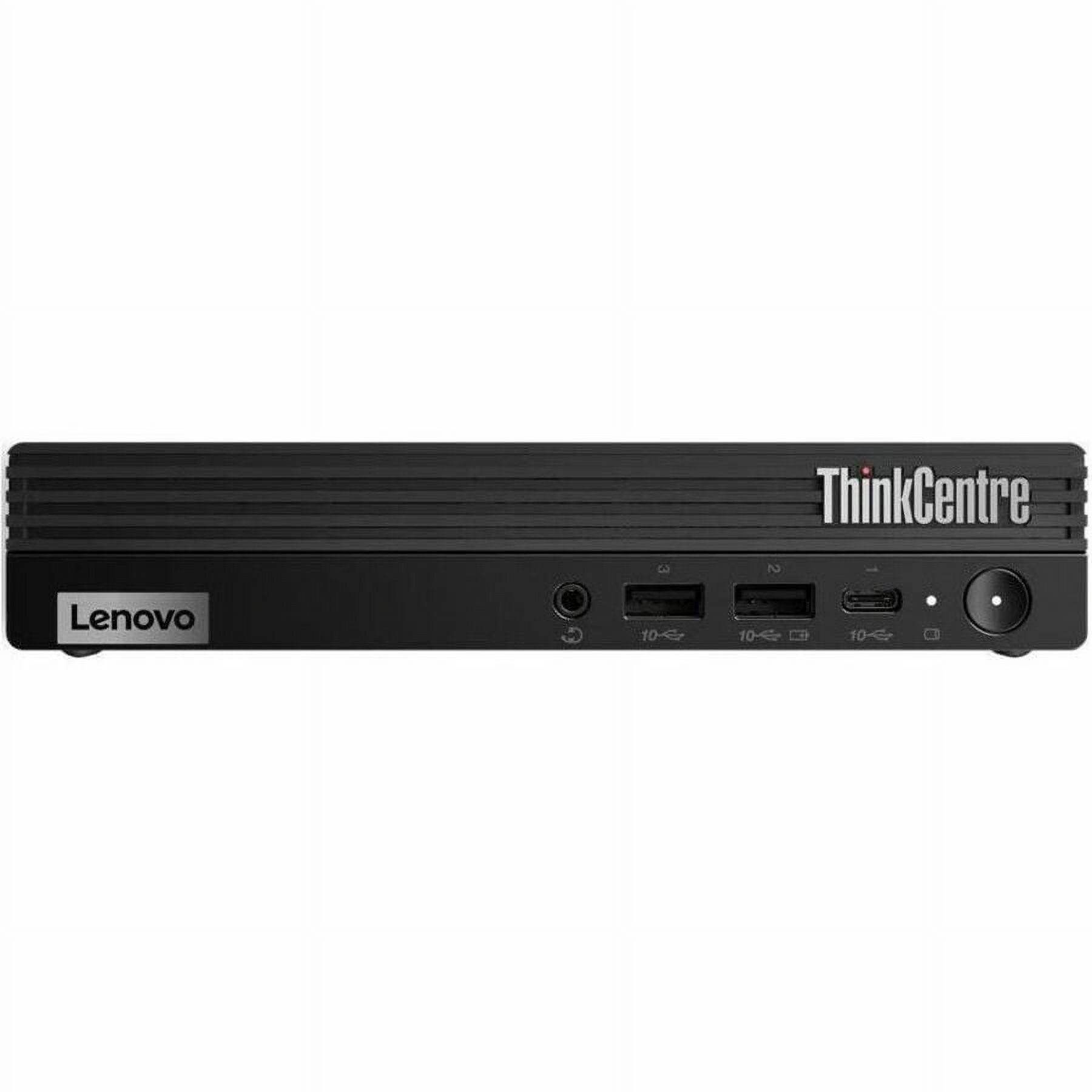 Lenovo ThinkCentre M75q Gen 5 12RQ000KUS Desktop Computer - AMD Ryzen 5 PRO 8500GE - 16 GB - 512 GB SSD - Tiny - Black - AMD PRO 600 Chip - Windows 11 Pro - AMD Radeon 740M DDR5 SDRAM - English Key...