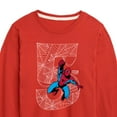 thumbnail image 3 of Marvel Spider-Man - Spidey 5Th Birthday - Toddler And Youth Long Sleeve Graphic T-Shirt, 3 of 5