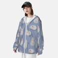 thumbnail image 3 of Lsque Cute Fat Cat UPF 50+ Lightweight Sun Protection Men's Women's Long Sleeve Shirt, Hoodie Performance -Small, 3 of 9