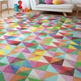thumbnail image 6 of Well Woven Crayola Modern Tile Multi Color 5'3" x 7'3" Area Rug Easy to Clean - Kid & Pet Friendly Rug Perfect for Playroom Living Room Bedroom, 6 of 7