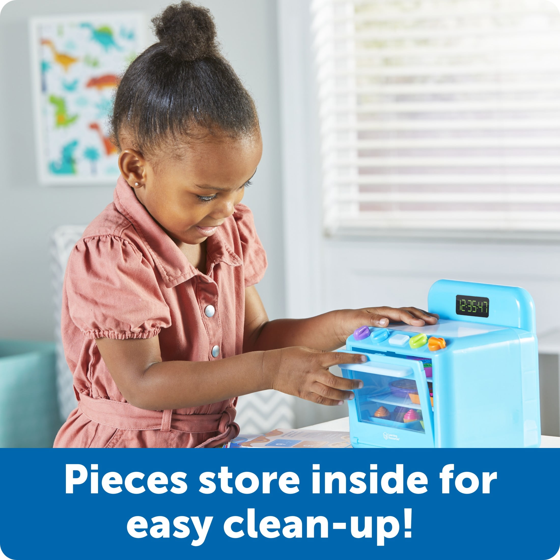 Learning Resources Sorting Sweets Mini Oven, Pretend Play Food, Play Kitchen Set, Ages 3 +