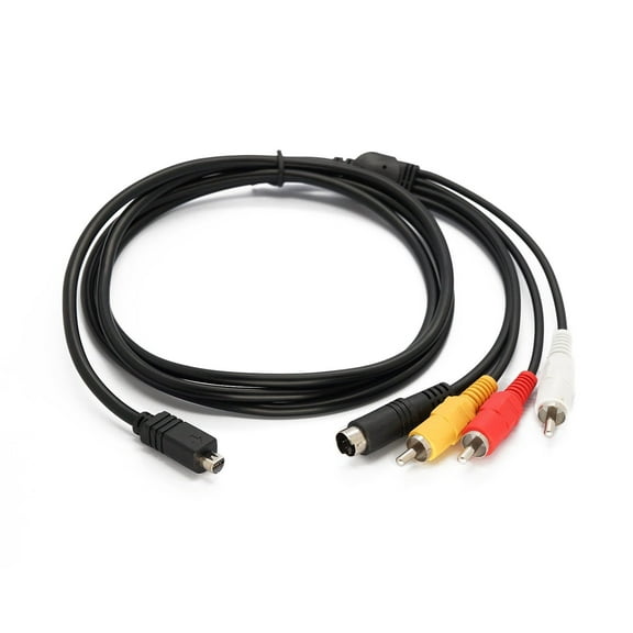 CyberTech Composite AV Cable Adapter (HY029) for Sony Handicam, DCR-IP, DCR-DVD, DCR-SR