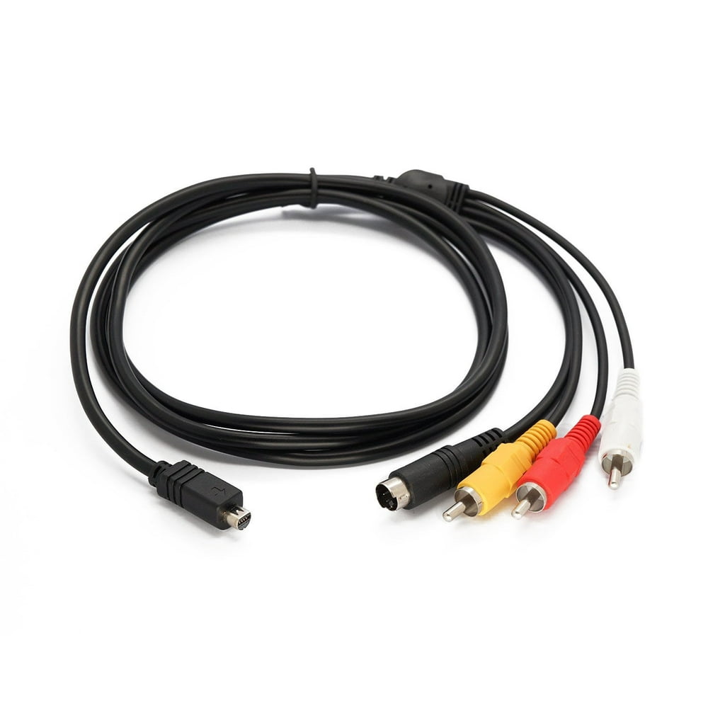 CyberTech Composite AV Cable Adapter (HY029) for Sony Handicam, DCRIP