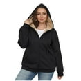 thumbnail image 7 of Uaswgudfs ​Women's Winter Hooded Parka Coat - Plush Lined Full Zip Front, Relaxed Fit with Side Pockets, Warm Cozy Outerwear​, 7 of 7