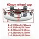 thumbnail image 5 of 4pcs 56mm 60mm 63mm 65mm 68mm SAAB Car Wheel Center Cover Hub Cap Resin Badge Emblem sticker compatible for 03 10 BJ SCS 9 3 9 5 9 2x 9 5x|Wheel Cent, 5 of 5