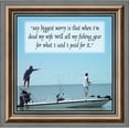 thumbnail image 2 of Fisherman's Prayer, Fishing Gifts, Beach, Boating or Fishing Decor, Picture Frame, 10x10 8503, 2 of 6