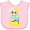 AD-Pink, variant on Inktastic Budgie Parakeet Budgerigar Boys or Girls Baby Bib
