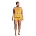 thumbnail image 5 of The Pioneer Woman Knit Camisole and Shorts Pajama Set, 2-Piece, Women’s, 5 of 7
