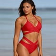 thumbnail image 6 of Vividxx Womens Bikini Sets Two Piece High Waisted Bikini Push Up Swimsuit Wrap Bathing Suit Summer Comfortable Beach Vacation Outfits, 6 of 8