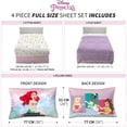 thumbnail image 3 of Princess 4-Pcs Full Soft & Cozy Bedding Sheet Set for Kids - 2 Pillowcase, Fitted Sheet, Flat Sheet, 3 of 5